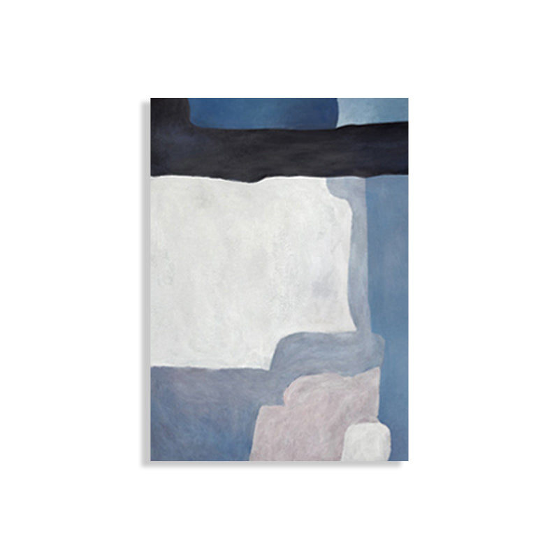 Vivolux | Strukturiertes abstraktes Wandkunstdekor Leinwand Mid-Century Modern Gemälde für das Wohnzimmer