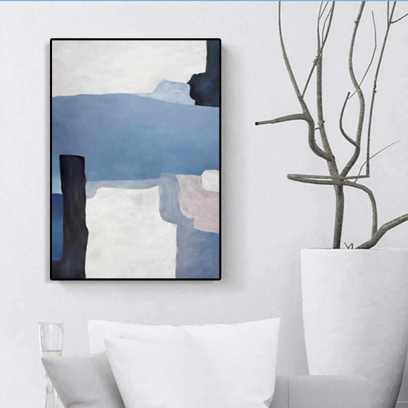 Vivolux | Strukturiertes abstraktes Wandkunstdekor Leinwand Mid-Century Modern Gemälde für das Wohnzimmer