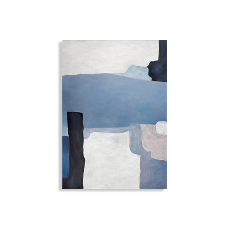 Vivolux | Strukturiertes abstraktes Wandkunstdekor Leinwand Mid-Century Modern Gemälde für das Wohnzimmer