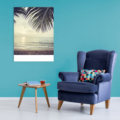 Vivolux | E hedendaags Zeezicht Schilderij Canvas Textured Bruin Wanddecoratie voor Gastenkamer