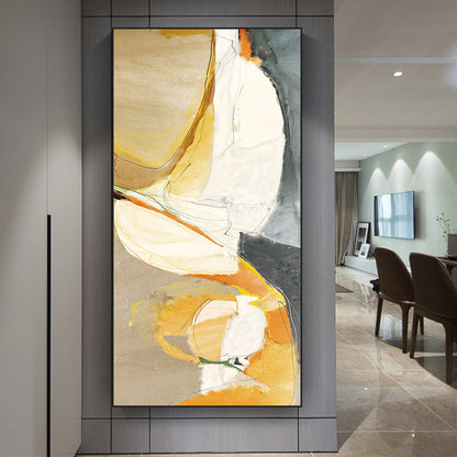 Vivolux | Abstrakte Malerei Sanfte Farben Leinwand Wandkunst Druck Texturiert, Mehrere Größen Optionen