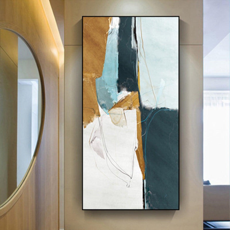 Vivolux | Abstrakte Malerei Sanfte Farben Leinwand Wandkunst Druck Texturiert, Mehrere Größen Optionen