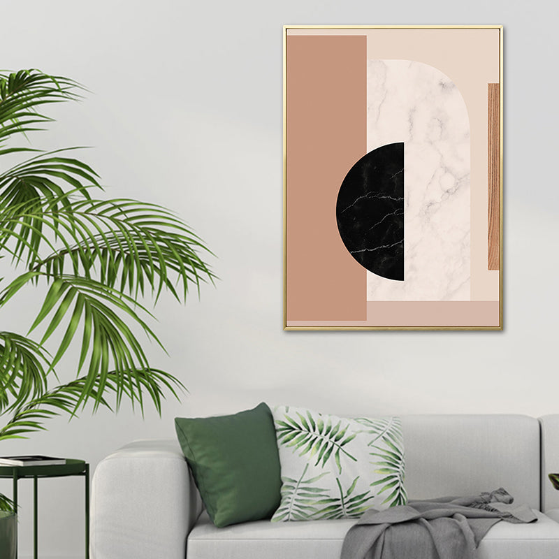 Vivolux | Skandinavischer Stil Geometrisches Kunstdruckleinwand Helle Farbölmalerei Wanddeko