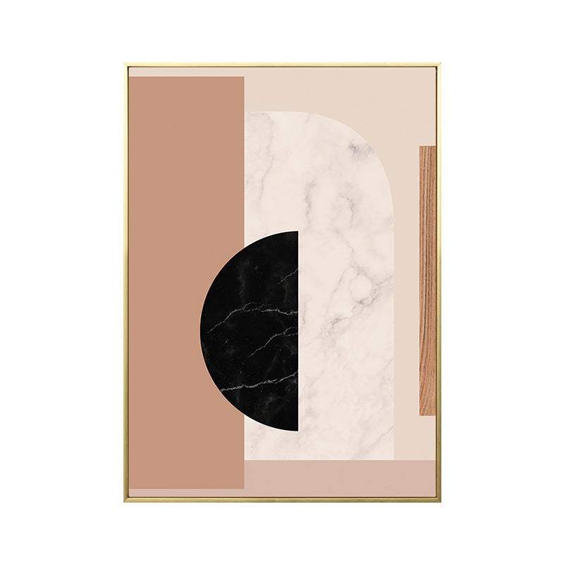 Vivolux | Skandinavischer Stil Geometrisches Kunstdruckleinwand Helle Farbölmalerei Wanddeko