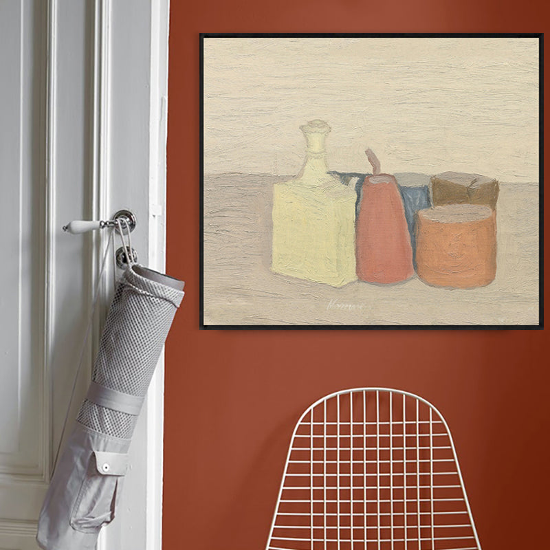 Vivolux | Flaschen und Dosen Wanddekor Licht Farbe Impressionismus Leinwand für Wohnzimmer, mehrere Größen