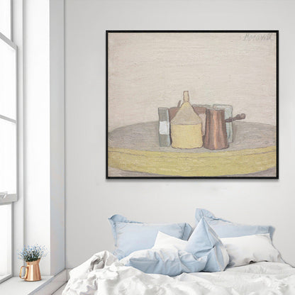 Vivolux | Flaschen und Dosen Wanddekor Licht Farbe Impressionismus Leinwand für Wohnzimmer, mehrere Größen