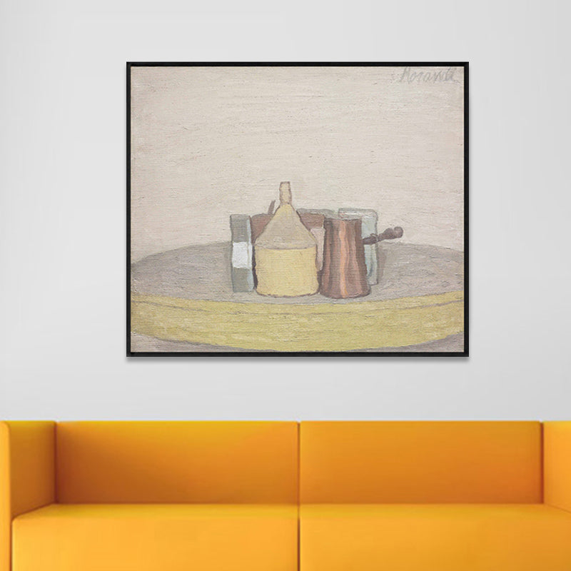 Vivolux | Flaschen und Dosen Wanddekor Licht Farbe Impressionismus Leinwand für Wohnzimmer, mehrere Größen