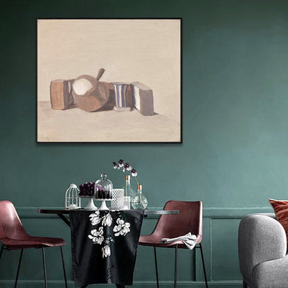 Vivolux | Flaschen und Dosen Wanddekor Licht Farbe Impressionismus Leinwand für Wohnzimmer, mehrere Größen