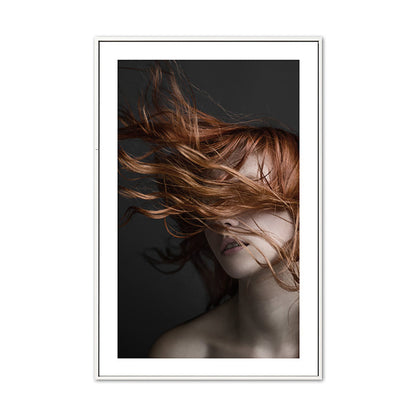 Vivolux | Tousle-Haired Maid Canvas für Küchenfotografie Wandkunst Druck, Mehrere Größen Optionen