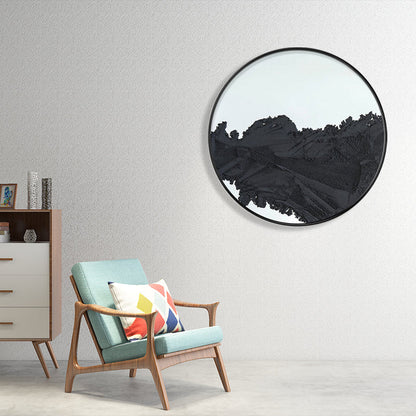 Vivolux | Pastellfarbener abstrakter Leinwandtexturiert skandinavischer Stil Mädchen Schlafzimmer Wandkunst Druck