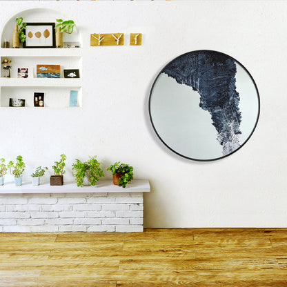 Vivolux | Pastellfarbener abstrakter Leinwandtexturiert skandinavischer Stil Mädchen Schlafzimmer Wandkunst Druck
