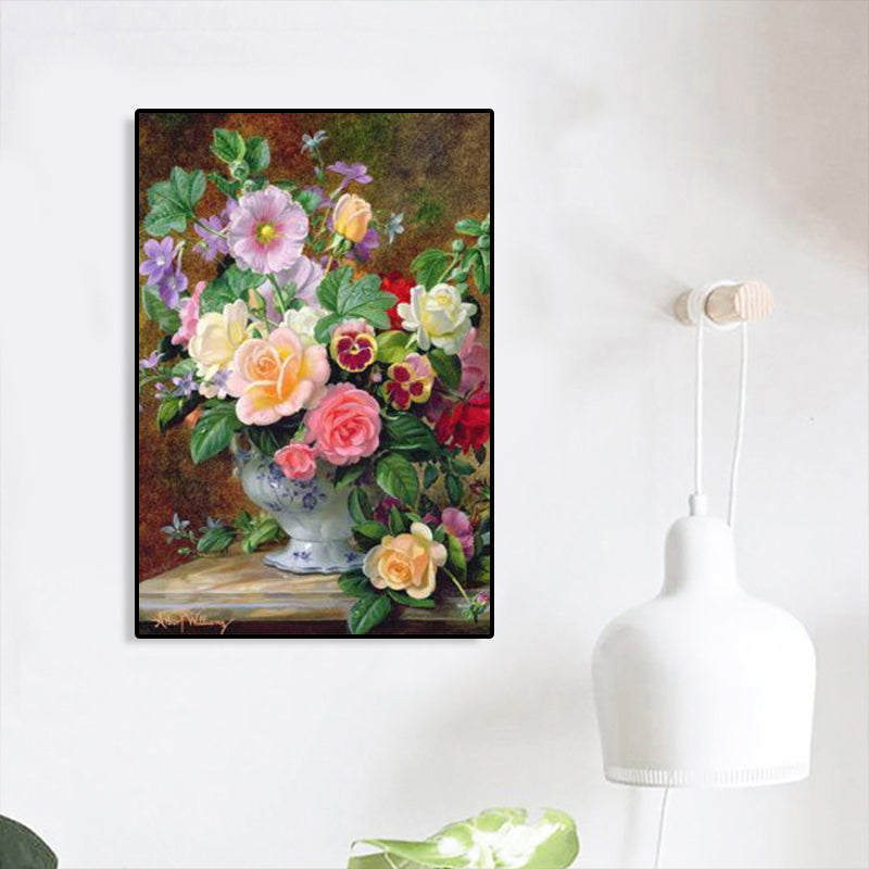 Vivolux | Canvas Texturierten Kunst Druck Impressionismus Blumen Arrangement Malerei, Mehrere Größen