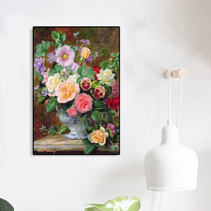 Vivolux | Canvas Texturierten Kunst Druck Impressionismus Blumen Arrangement Malerei, Mehrere Größen