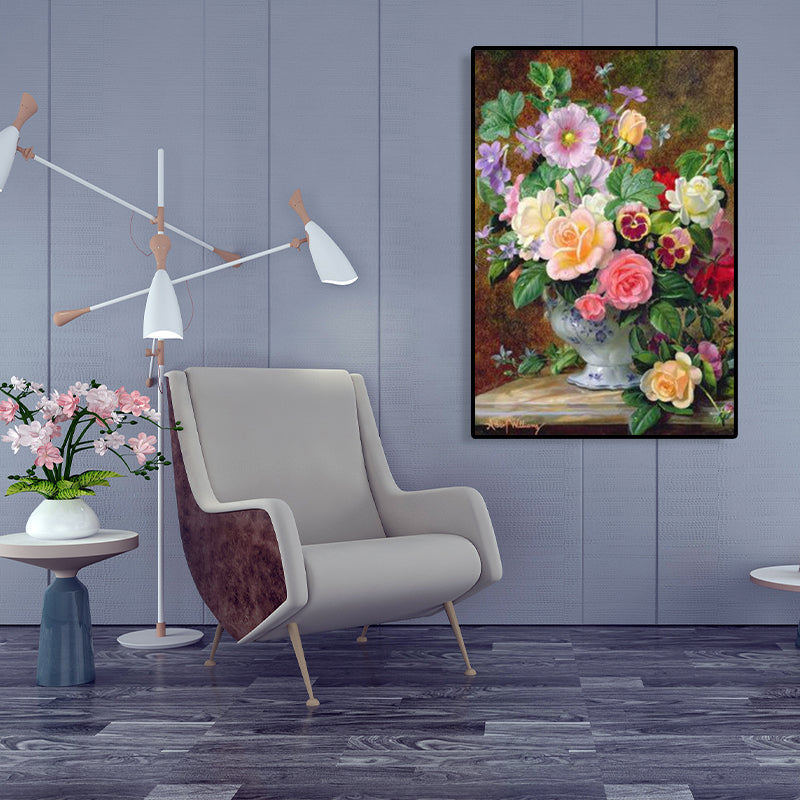 Vivolux | Canvas Texturierten Kunst Druck Impressionismus Blumen Arrangement Malerei, Mehrere Größen