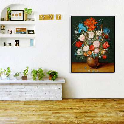 Vivolux | Canvas Texturierten Kunst Druck Impressionismus Blumen Arrangement Malerei, Mehrere Größen