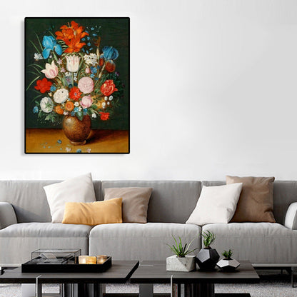 Vivolux | Canvas Texturierten Kunst Druck Impressionismus Blumen Arrangement Malerei, Mehrere Größen