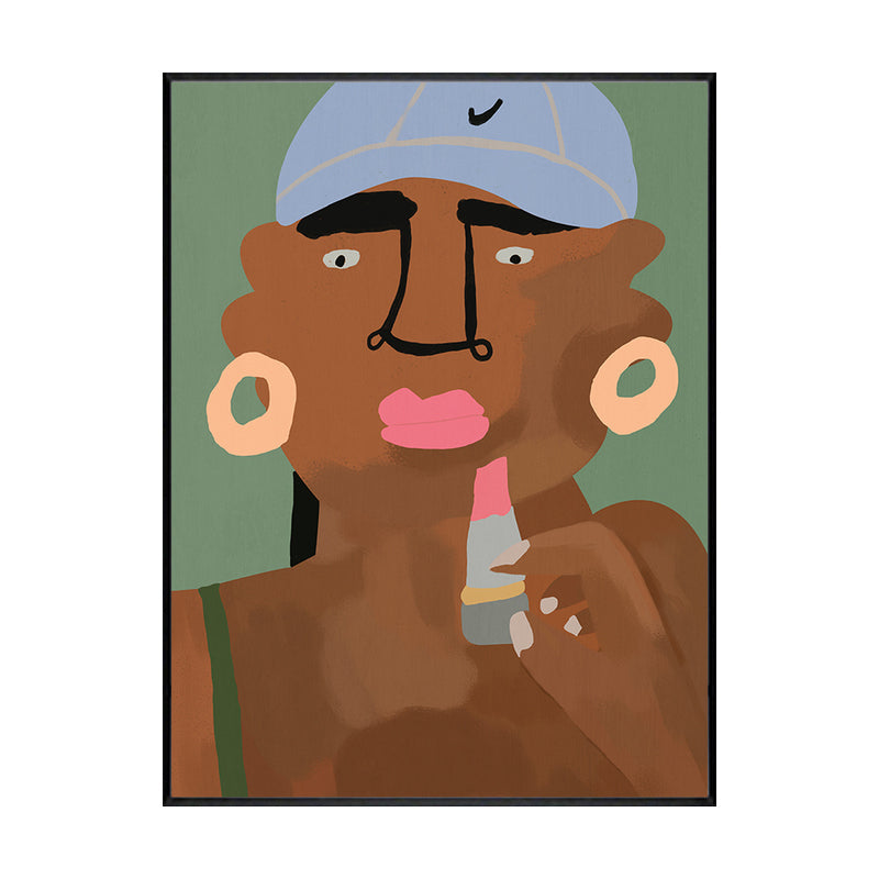 Vivolux | Nordic Cartoon Figur Leinwand für Schlafzimmer Illustriation Wanddeko, Mehrere Größen