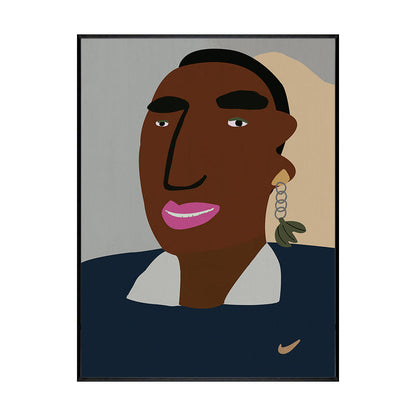 Vivolux | Nordic Cartoon Figur Leinwand für Schlafzimmer Illustriation Wanddeko, Mehrere Größen