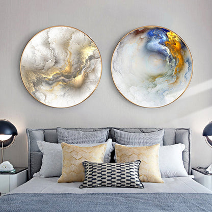 Vivolux | Abstracte Leinwandkunstdruck für das Esszimmer in hellen Farben, mehrere Größen erhältlich