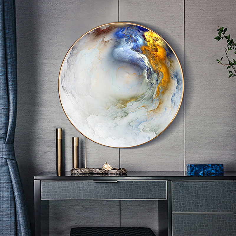 Vivolux | Abstracte Leinwandkunstdruck für das Esszimmer in hellen Farben, mehrere Größen erhältlich