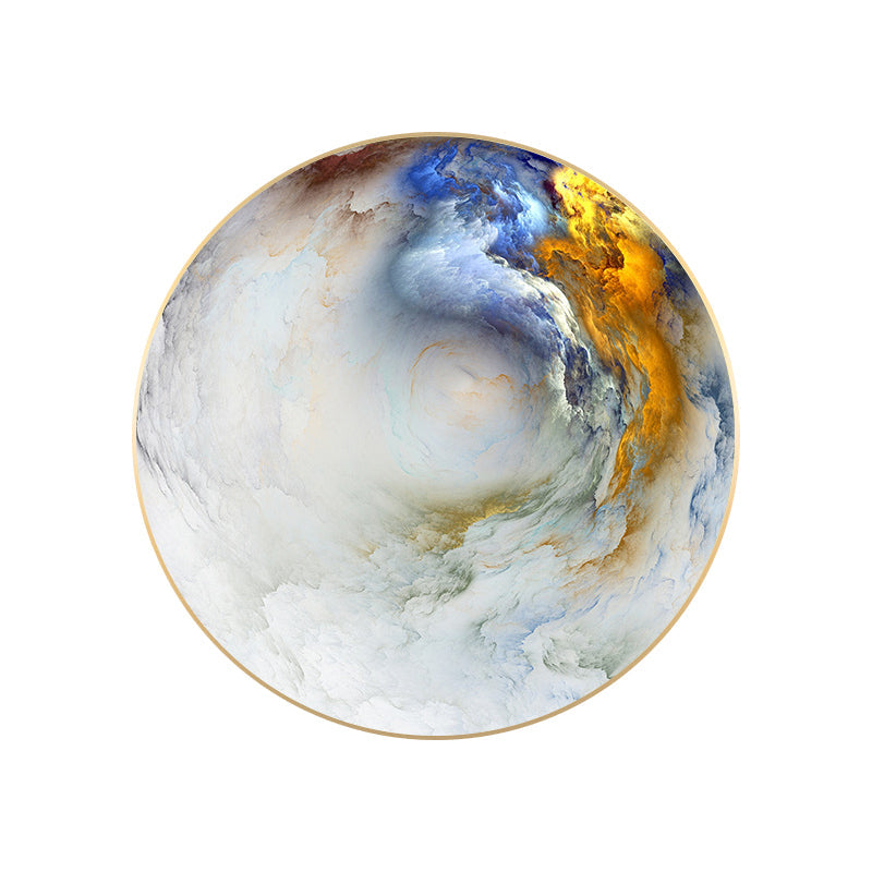 Vivolux | Abstracte Leinwandkunstdruck für das Esszimmer in hellen Farben, mehrere Größen erhältlich