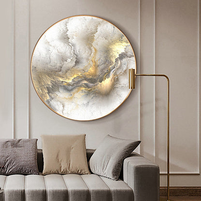 Vivolux | Abstracte Leinwandkunstdruck für das Esszimmer in hellen Farben, mehrere Größen erhältlich