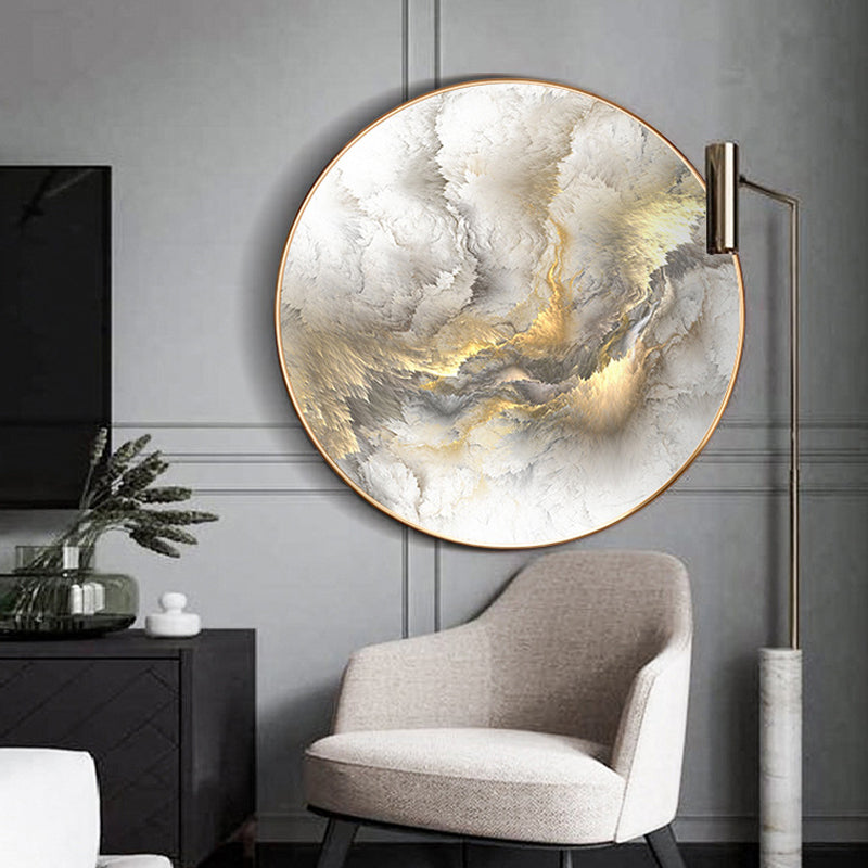 Vivolux | Abstracte Leinwandkunstdruck für das Esszimmer in hellen Farben, mehrere Größen erhältlich