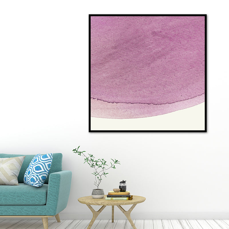 Vivolux | Weiche Farbe Moderne Kunst Leinwand Aquarell Gemälde für das Esszimmer, Mehrere Größen Optionen