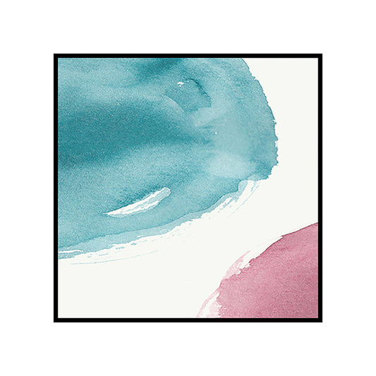 Vivolux | Weiche Farbe Moderne Kunst Leinwand Aquarell Gemälde für das Esszimmer, Mehrere Größen Optionen