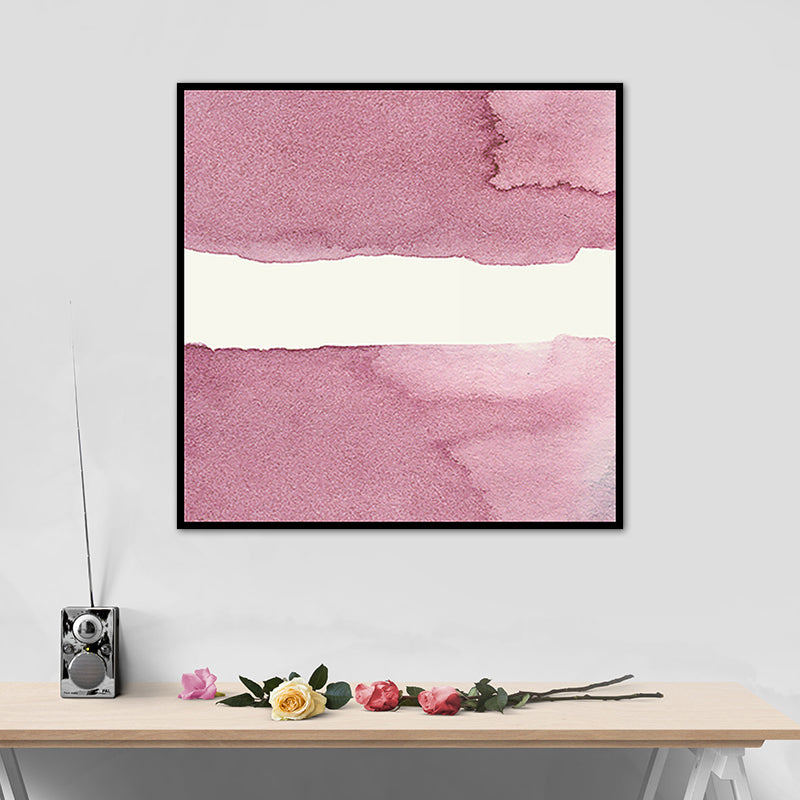 Vivolux | Weiche Farbe Moderne Kunst Leinwand Aquarell Gemälde für das Esszimmer, Mehrere Größen Optionen