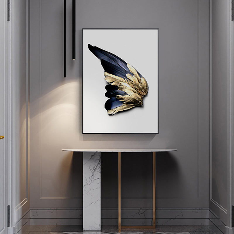 Vivolux | Vogel Federn Fotografie Wand Dekor Zeitgenössische Leinwandmalerei, multiple Größen