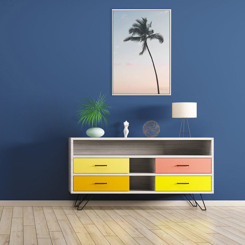 Vivolux | Fotografie Modern Style Leinwanddruck Kokosnussbaum in Pink, Mehrere Größenoptionen