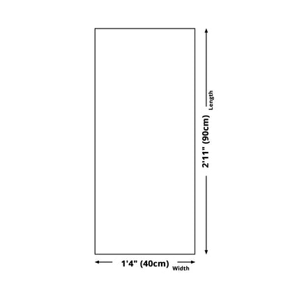 Vivolux | Blauwe und grüne Tropix-Leinwandkunst Foto Weg zum Meer Wanddekoration für Wohnzimmer