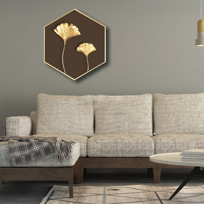 Vivolux | Nordic Plating Leaves Wanddeko Jungenzimmer Leinwanddruck in sanften Farben, mehrere Größen