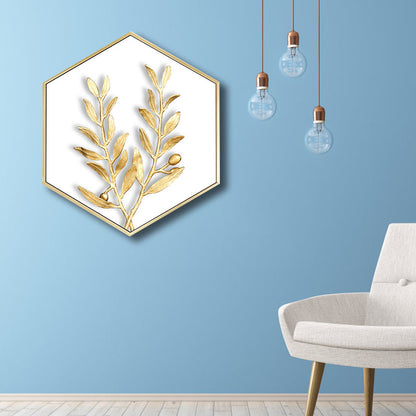 Vivolux | Nordic Plating Leaves Wanddeko Jungenzimmer Leinwanddruck in sanften Farben, mehrere Größen