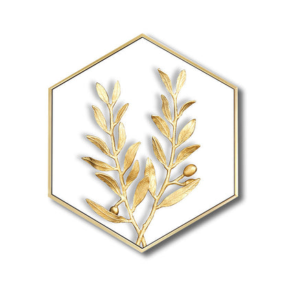 Vivolux | Nordic Plating Leaves Wanddeko Jungenzimmer Leinwanddruck in sanften Farben, mehrere Größen