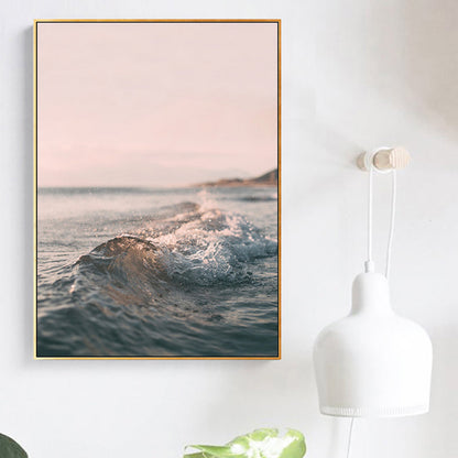Vivolux | Zeezout Wanddecor Moderne Stijl Textuur Meisjes Slaapkamer Canvas, Meerdere Maatopties
