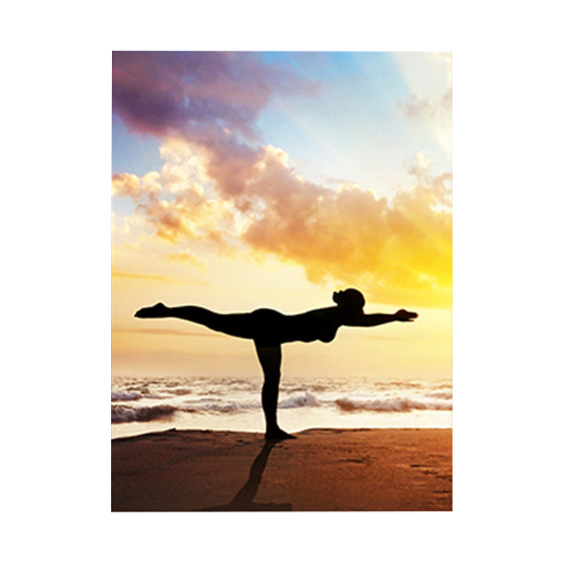 Vivolux | Lichte kleur Sport Meisje Canvas Hedendaags Stijl Textuur Wanddecoratie voor Eetkamer