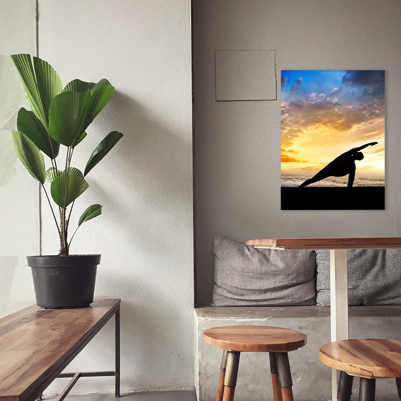 Vivolux | Lichte kleur Sport Meisje Canvas Hedendaags Stijl Textuur Wanddecoratie voor Eetkamer