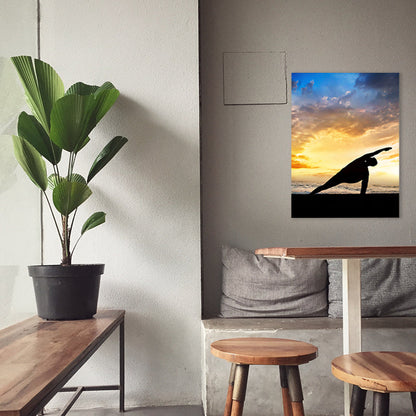 Vivolux | Lichte kleur Sport Meisje Canvas Hedendaags Stijl Textuur Wanddecoratie voor Eetkamer