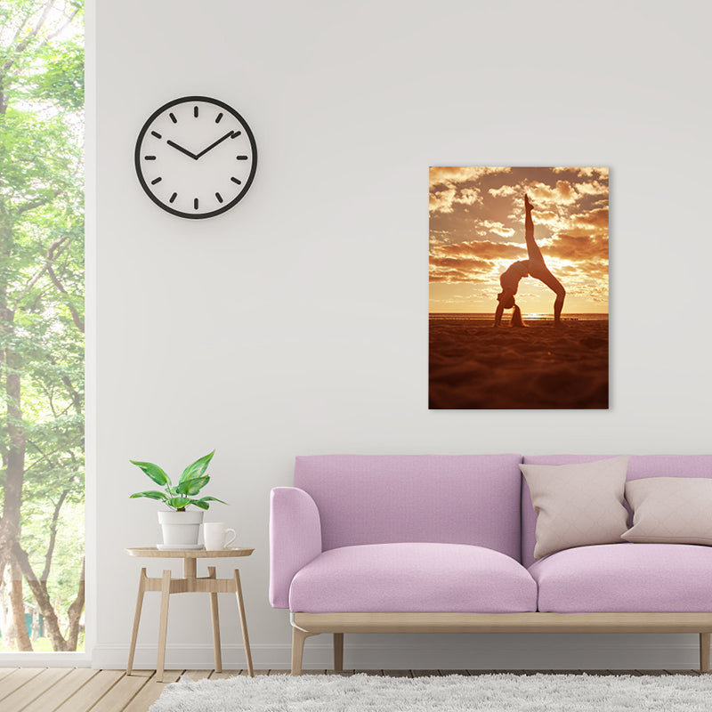 Vivolux | Lichte kleur Sport Meisje Canvas Hedendaags Stijl Textuur Wanddecoratie voor Eetkamer