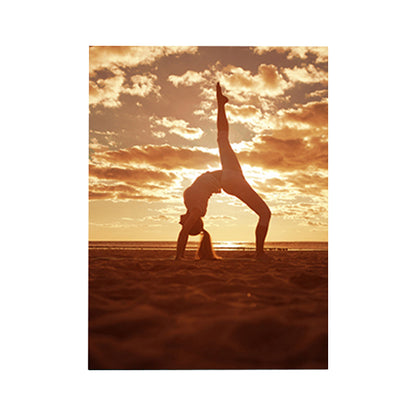 Vivolux | Lichte kleur Sport Meisje Canvas Hedendaags Stijl Textuur Wanddecoratie voor Eetkamer