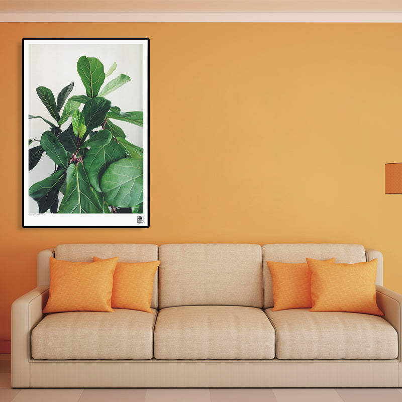 Vivolux | Texturiertes Botanisches Kunstdruck-Leinwand Skandinavischer Stil Gemälde für Mädchenzimmer