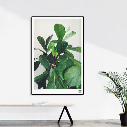 Vivolux | Texturiertes Botanisches Kunstdruck-Leinwand Skandinavischer Stil Gemälde für Mädchenzimmer