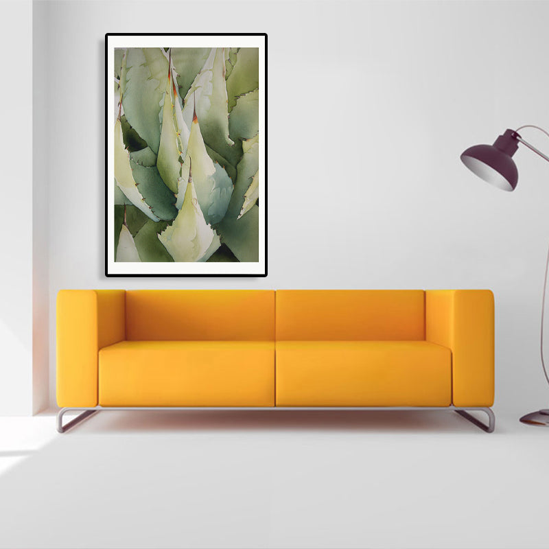 Vivolux | Texturiertes Botanisches Kunstdruck-Leinwand Skandinavischer Stil Gemälde für Mädchenzimmer