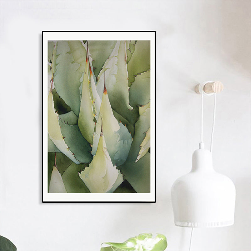 Vivolux | Texturiertes Botanisches Kunstdruck-Leinwand Skandinavischer Stil Gemälde für Mädchenzimmer