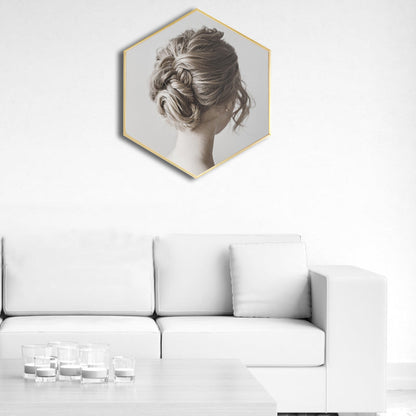 Vivolux | Modisches Muster Wanddekor Nordisch Texturiert Mädchen Schlafzimmer Leinwand, Verschiedene Größen