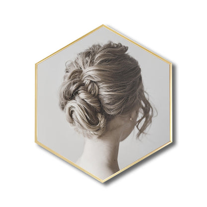 Vivolux | Modisches Muster Wanddekor Nordisch Texturiert Mädchen Schlafzimmer Leinwand, Verschiedene Größen