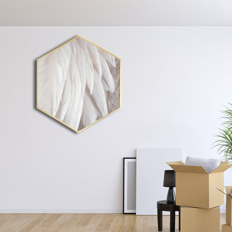 Vivolux | Modisches Muster Wanddekor Nordisch Texturiert Mädchen Schlafzimmer Leinwand, Verschiedene Größen