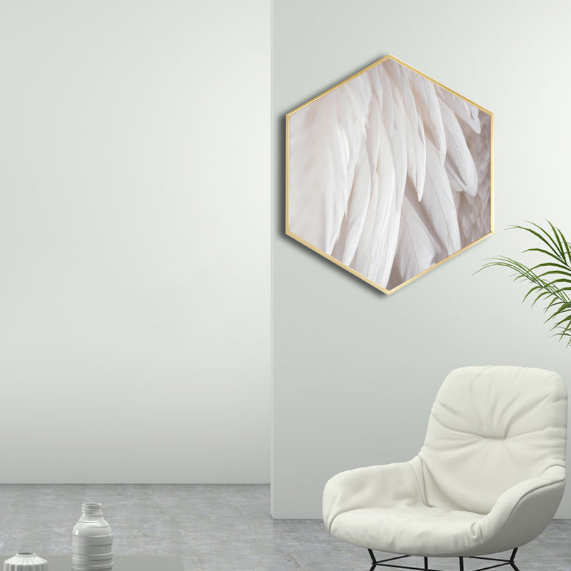 Vivolux | Modisches Muster Wanddekor Nordisch Texturiert Mädchen Schlafzimmer Leinwand, Verschiedene Größen